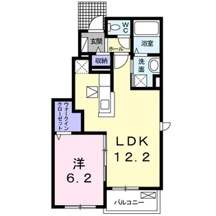グラン ベルジュ D【1階】の間取り