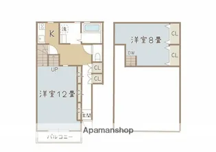 ココカラハウス庄町【D101号室】の間取り