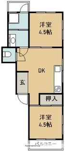 浜口マンション【3階】の間取り