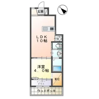 ルミナスハイム羽浦Ⅳ【1階】の間取り