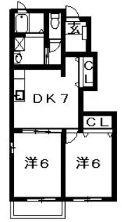 サンリットヴィラ相生B【101号室】の間取り