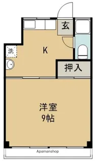 桑野ビル【302号室】の間取り