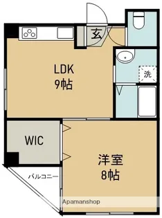 サンステージ鷲の門【301号室】の間取り