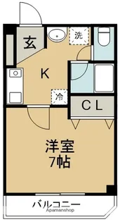 SAKURA【204号室】の間取り