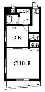 サンフィールドハイツ【205号室】の間取り