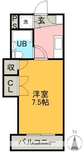 ヤングハイツ【102号室】の間取り