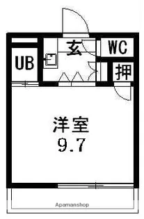 シャトル昭和町【405号室】の間取り