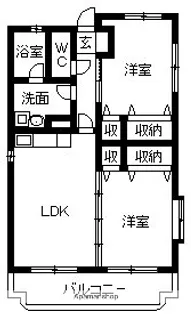 サンモール88【3階】の間取り