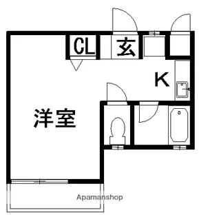 フルハウス【202号室】の間取り