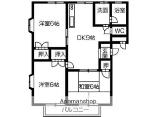 エクセレントソシア【1階】の間取り
