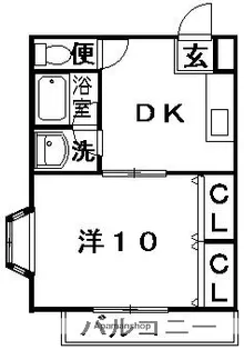 メゾンクドウ【2階】の間取り
