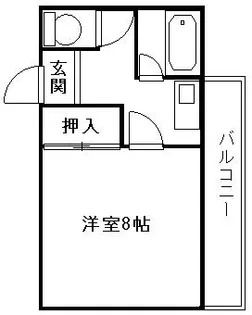 岡田マンション【301号室】の間取り