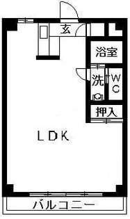 コーポラスTSUBO【301号室】の間取り