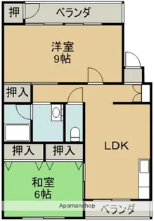 桑村マンション【4階】の間取り