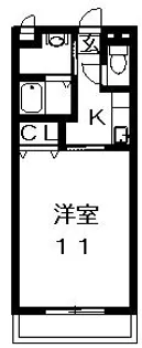 エスポワール2【307号室】の間取り
