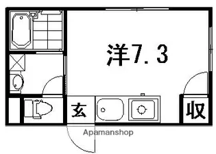 MEAYAHB.【103号室】の間取り