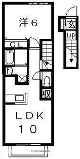 デュエルミサキ【D201号室】の間取り