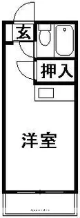 清紫苑【A号室】の間取り