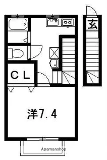 さくらま荘【2階】の間取り