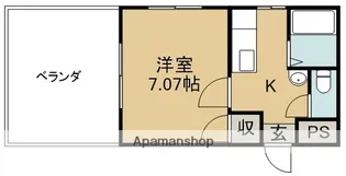 サンシティー南矢三【3階】の間取り