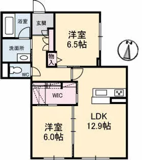 ベレオ北矢三BELS認証【1階】の間取り
