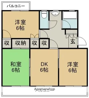 第2阿波ビル【4階】の間取り