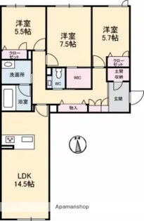 プレミアス【2階】の間取り
