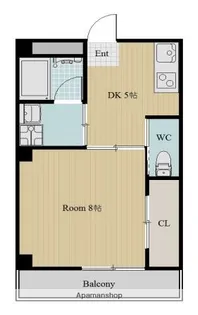 M・ルクプル【3階】の間取り