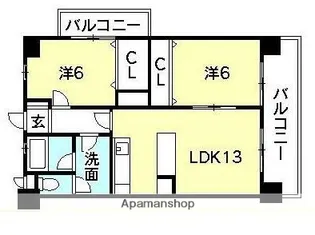 フェリーチェ・レジデンツァ【205号室】の間取り