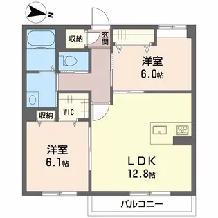 BEREO AKUI【3階】の間取り
