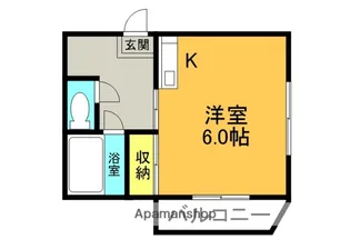 ジョイフル助任【103号室】の間取り