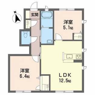 シャーメゾン ボヌール C棟【1階】の間取り