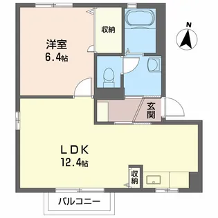 ハミングタウン Ⅶ【2階】の間取り