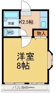 ヴィラ北浜【1階】の間取り