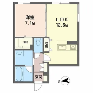 ベレオ杏樹BELS認証【1階】の間取り