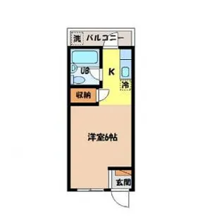 コーポ・ハッピー【101号室】の間取り