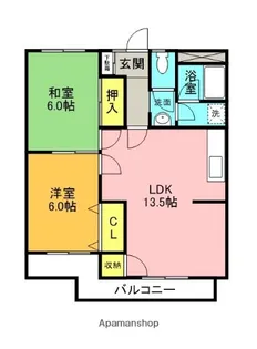 ロイヤルグレースコーポ阿部【3階】の間取り