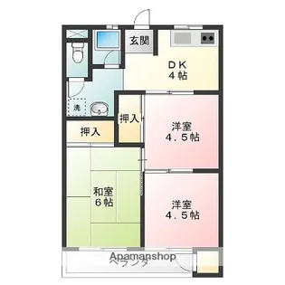 寺内マンション2【105号室】の間取り