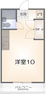 柳田ハイツ【23号室】の間取り