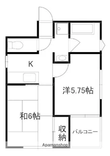 東條ハイツ【301号室】の間取り