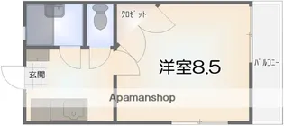 コーポエスペランス【1階】の間取り