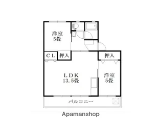 第2三宅ビル【2階】の間取り