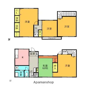 徳島県徳島市名東町1丁目【一戸建】の間取り