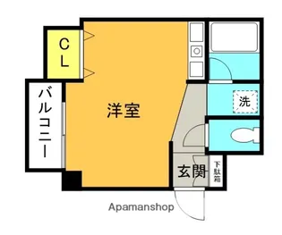 アベニュー安宅【405号室】の間取り