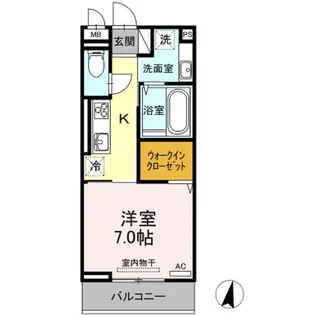 アイリーブ南佐古【2階】の間取り