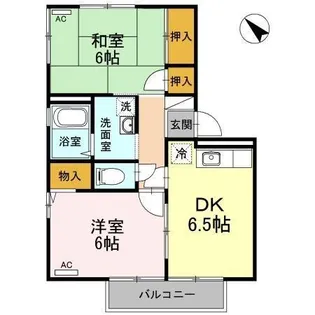 フレグランスAP【2階】の間取り