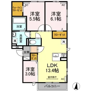 カポック【1階】の間取り