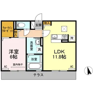 マハナ【1階】の間取り