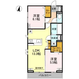 オリーヴァ【2階】の間取り