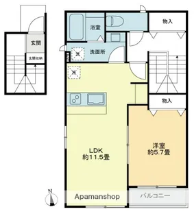 TMCマビック【2階】の間取り
